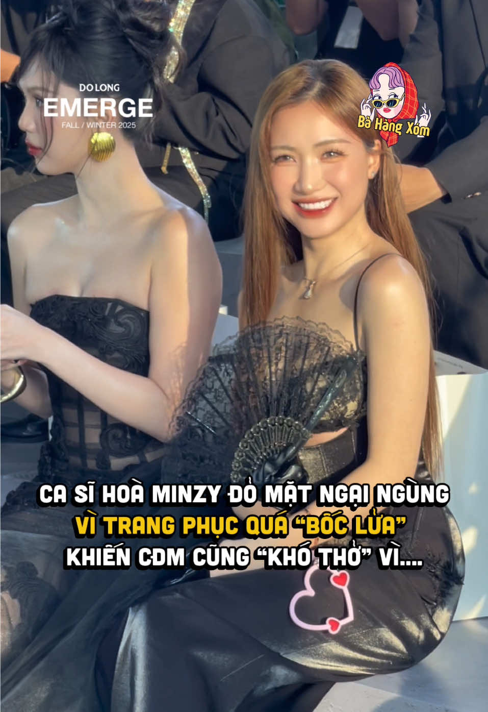 Ca sĩ Hoà Minzy đỏ mặt ngại ngùng vì trang phục quá “bốc lửa” khiến CĐM cũng “khó thở” vì…#MultiMediaJSC #DoLong #EmergeFashionShow2025 #DoLongFashionShow2025 #DoLongxMultiMedia