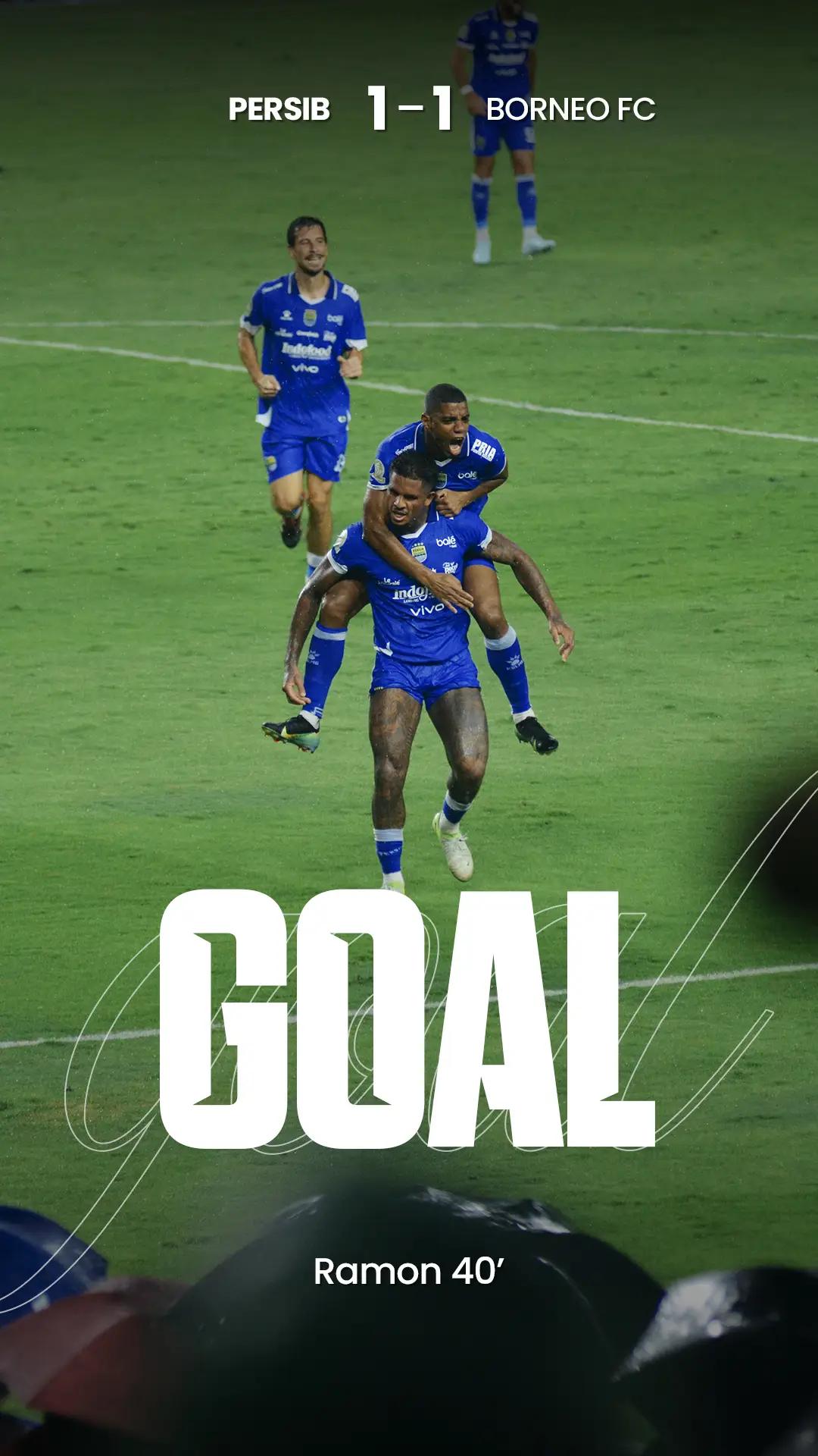 RAMONNNN PECAH TELORRRR! 💙🔥 #WeArePERSIB #PERSIBDAY 