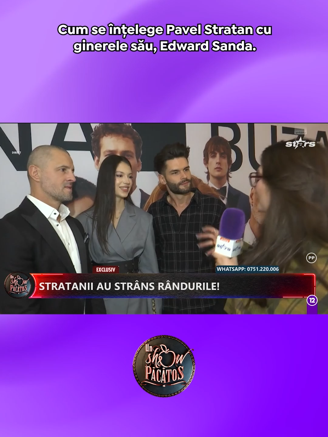 Pavel Stratan: un interviu delicios, oferit alături de familie. Cum se înțelege artistul cu ginerele său, Edward Sanda și cum a fost să își vadă fiica devenind dreptat o doamnă?  🥹😍  #unshowpacatos #antenastars #pavelstratan #fyp #vedete #viral #cleopatrastratan