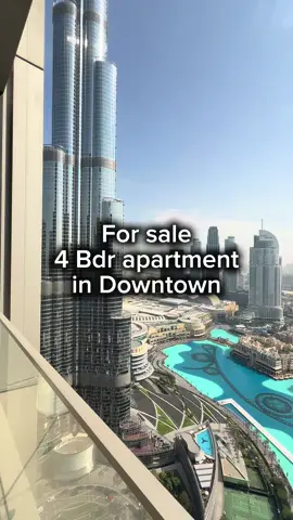 For sale 4 bedroom apartment in Downtown with Burj Khalifa view The apartment is 430 square meters. For more details +971524581858 #dubai #realestate #realtor #investment