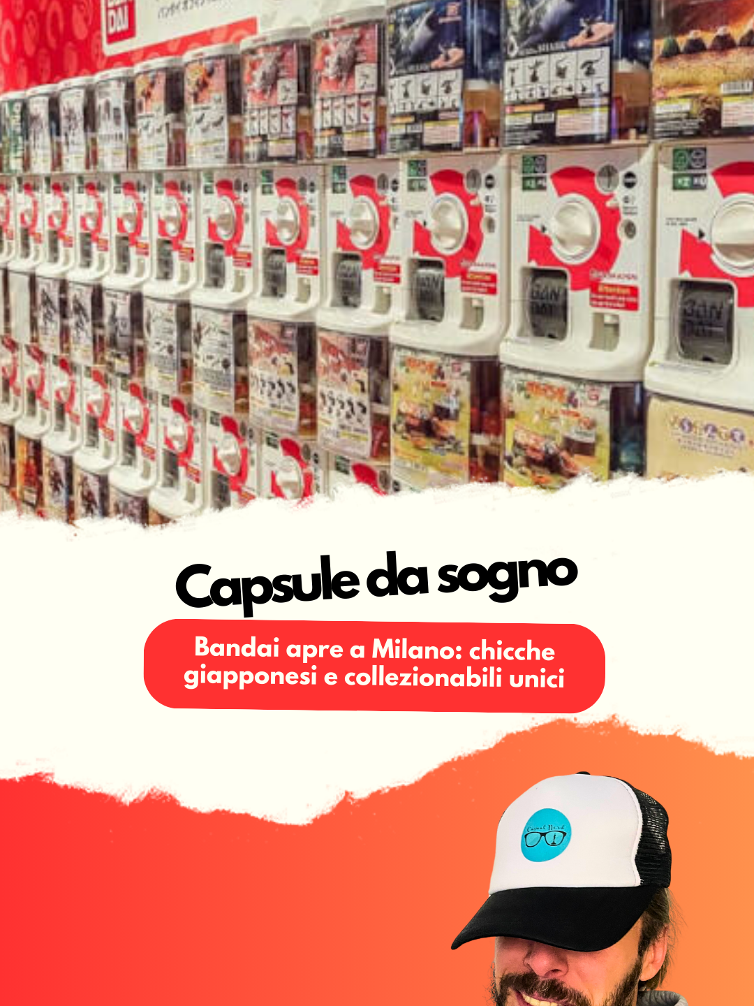 Milano: arriva il primo gashapon ufficiale Bandai! 🎎 #gaming #gamingnews #Bandai #gashapon #casualnerd