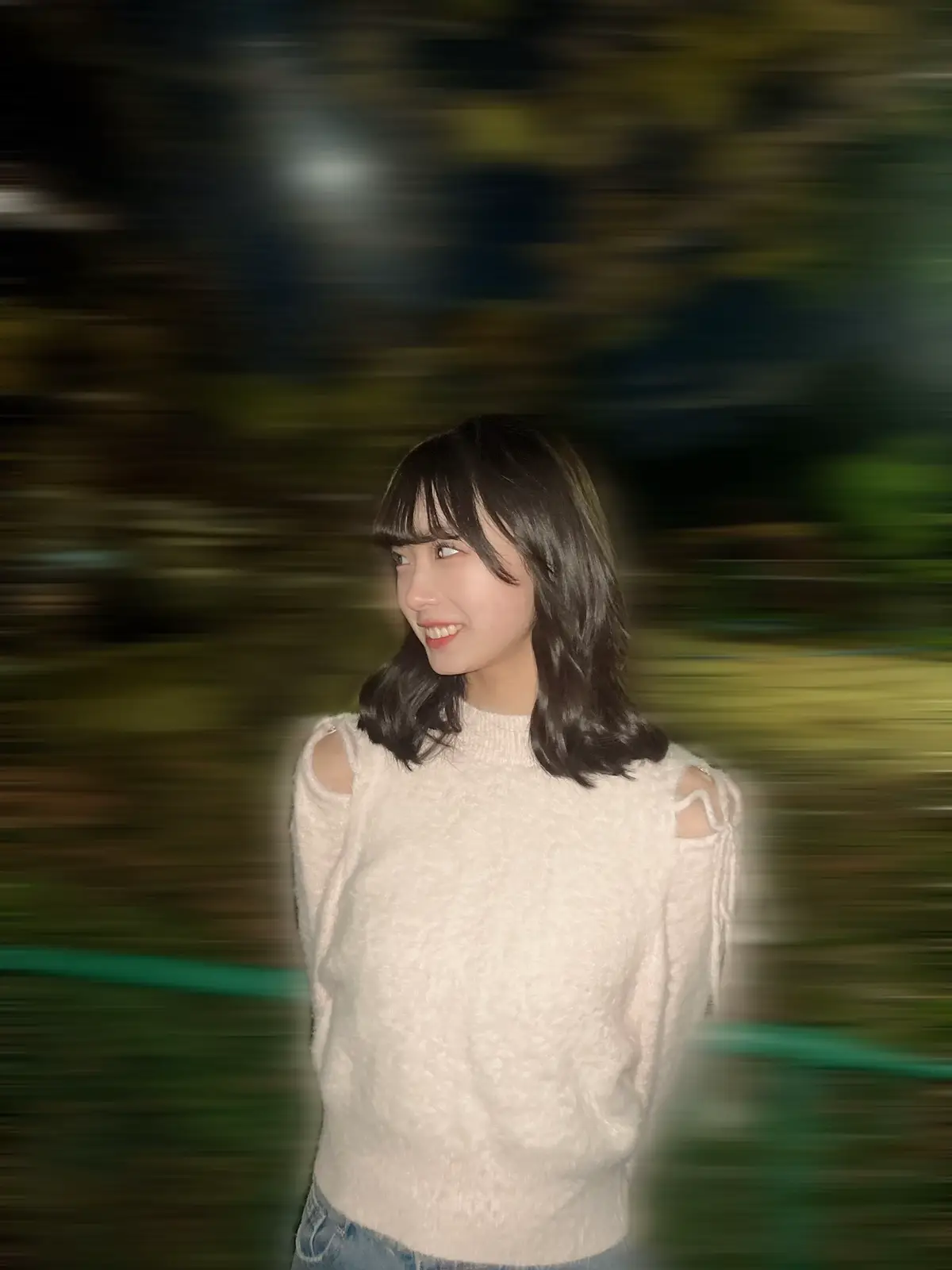 夜の街で撮ったよ~✨ やっと冬服着た❄️ #08 #アイドル #おすすめ 