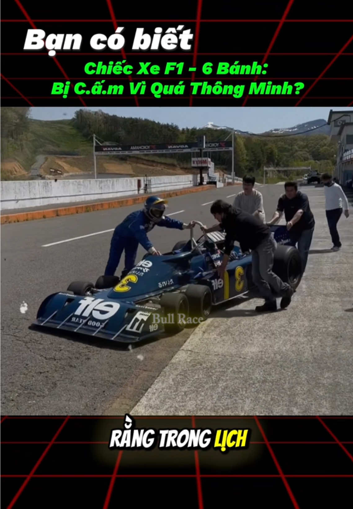 Chiếc Xe F1 6 Bánh: Bị Cấm Vì Quá Thông Minh? #bullrace #sieuxe #xuhuong #f1 #racing 