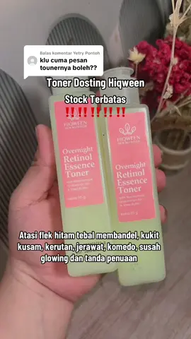 Membalas @Yetry Pontoh yok cobain toner hiqweeen, 16x lbh efektif mencerahkan , melembabkan , hempas flek dan lawan tanda penuaan #hiqween #tonerflekhitam #tonerglowing #whiteningtoner #tonerpemutih 