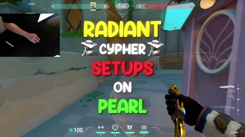 Best Radiant CYPHER SETUPS on Pearl 🐚 #Valorant #valoranttips #radiant #pearl #fyp