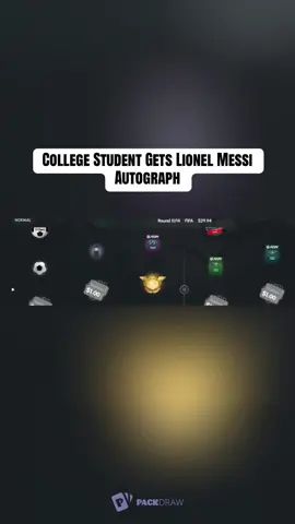 College Student Gets Lionel Messi Autograph