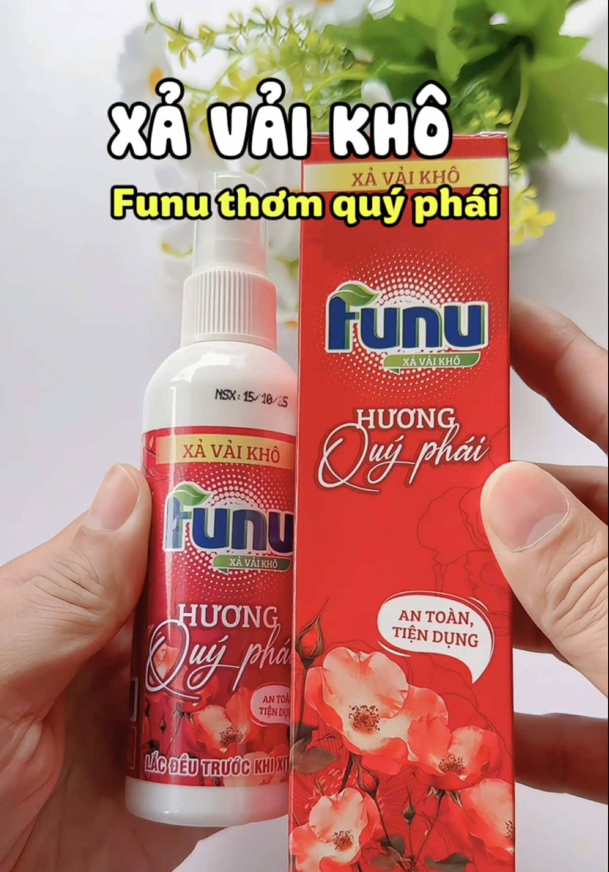 Chỉ nhờ 1 chai xịt vải khô này thôi mà quần áo cả nhà thơm phức luôn ạ #giadungtienich #xitvaikho #funu #xavaikho #methamriviu 
