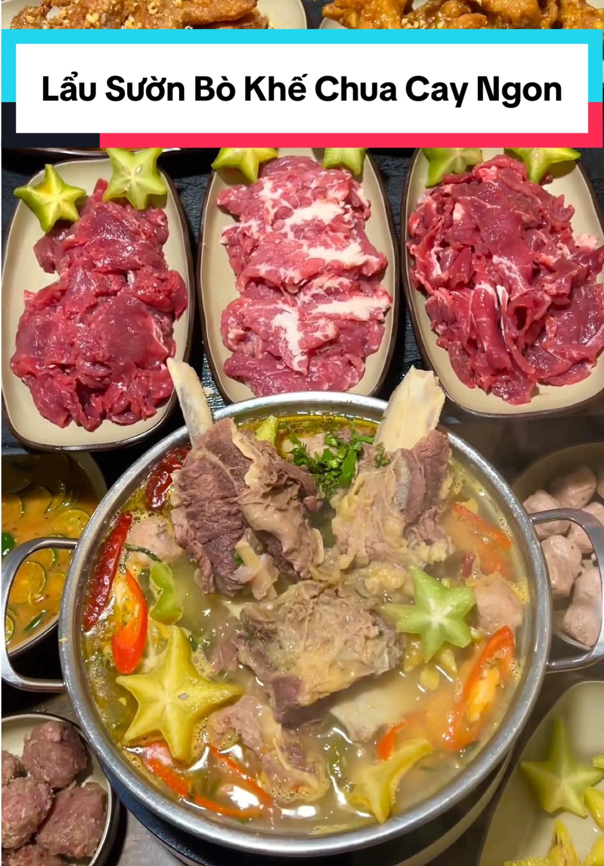 Quán Lẩu Sườn Bò Khế Phiên Bản Việt Đỉnh Ngon Out Trình Lẩu Sườn Bò Kim Chi Hàn Mà Rẻ Bằng Một Nửa !? #food_wanderlust #ancungtiktok #trending #food #viral 