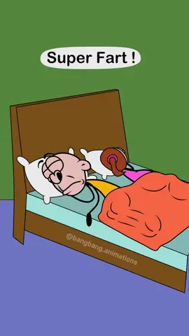 The Strongest Fart Ever_ 🤣🤣 #viralmemes #funnyanimation #cartoon #animation #4kmemes 