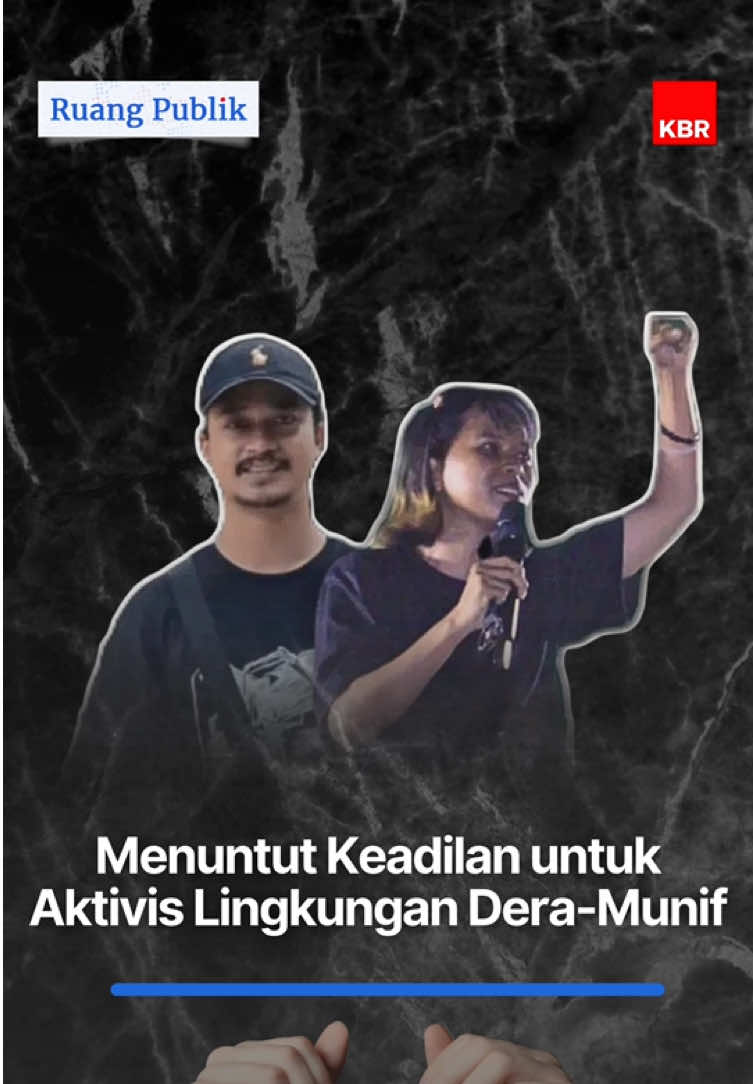 Di tengah mata publik tertuju pada bencana Sumatera, Polri malah gencar menangkap aktivis. Pada Kamis (27/11) pekan lalu, Polrestabes Semarang menangkap Adetya Pramandira dan Fathul Munif, aktivis lingkungan dan HAM. Dera dan Munif disangka melanggar UU ITE dan pasal penghasutan. Mirisnya, kriminalisasi ini terjadi sekitar dua pekan sebelum keduanya melangsungkan pernikahan pada 11 Desember mendatang. Desakan pembebasan Dera dan Munif terus menguat. Beberapa tokoh masyarakat seperti pengurus PW NU Jawa Tengah KH Ubaidullah Shodaqoh dan Sekjen Asosiasi FKUB Indonesia KH Taslim Syahlan menjaminkan diri agar penahanan Dera-Munif bisa ditangguhkan.  Upaya apa lagi yang bisa ditempuh Dera-Munif maupun aktivis lain untuk mendapatkan keadilan? Simak Kuasa Hukum Dera dan Munif dari Tim Hukum Suara Aksi Nasrul Saftiar Dongoran di Ruang Publik episode Menuntut Keadilan untuk Aktivis Lingkungan Dera-Munif.