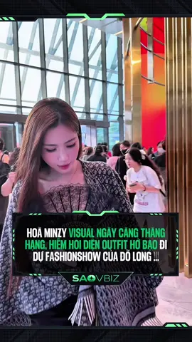 Cổ đẹp gái, cổ hot quá !!! #saovbiz #hoaminzy #dolongfashionshow #emergefashionshow2025 #fyp 