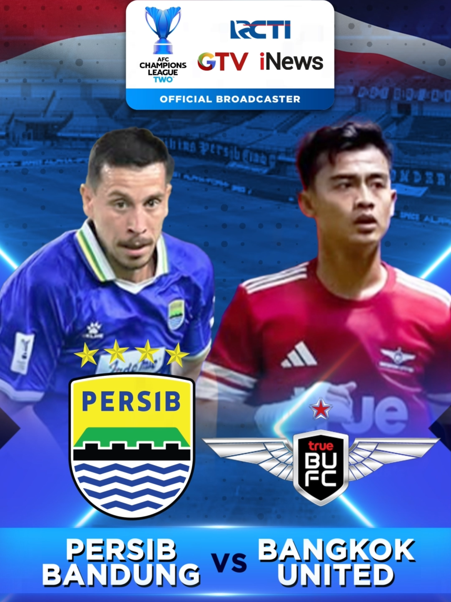 JANGAN LEWATKAN! AMBISI SANG PANGERAN BIRU HARUMKAN INDONESIA DI KANCAH ASIA  AFC CHAMPIONS LEAGUE TWO Persib Bandung FC VS Bangkok United Rabu, 10 Desember 19.00 WIB LIVE  iNews Premium Sports Official Broadcaster RCTI - GTV - iNews #inews #MNCGROUP #inewsmediagroup #iNewssports #inewspremiumsports #football #persib #persibbandung