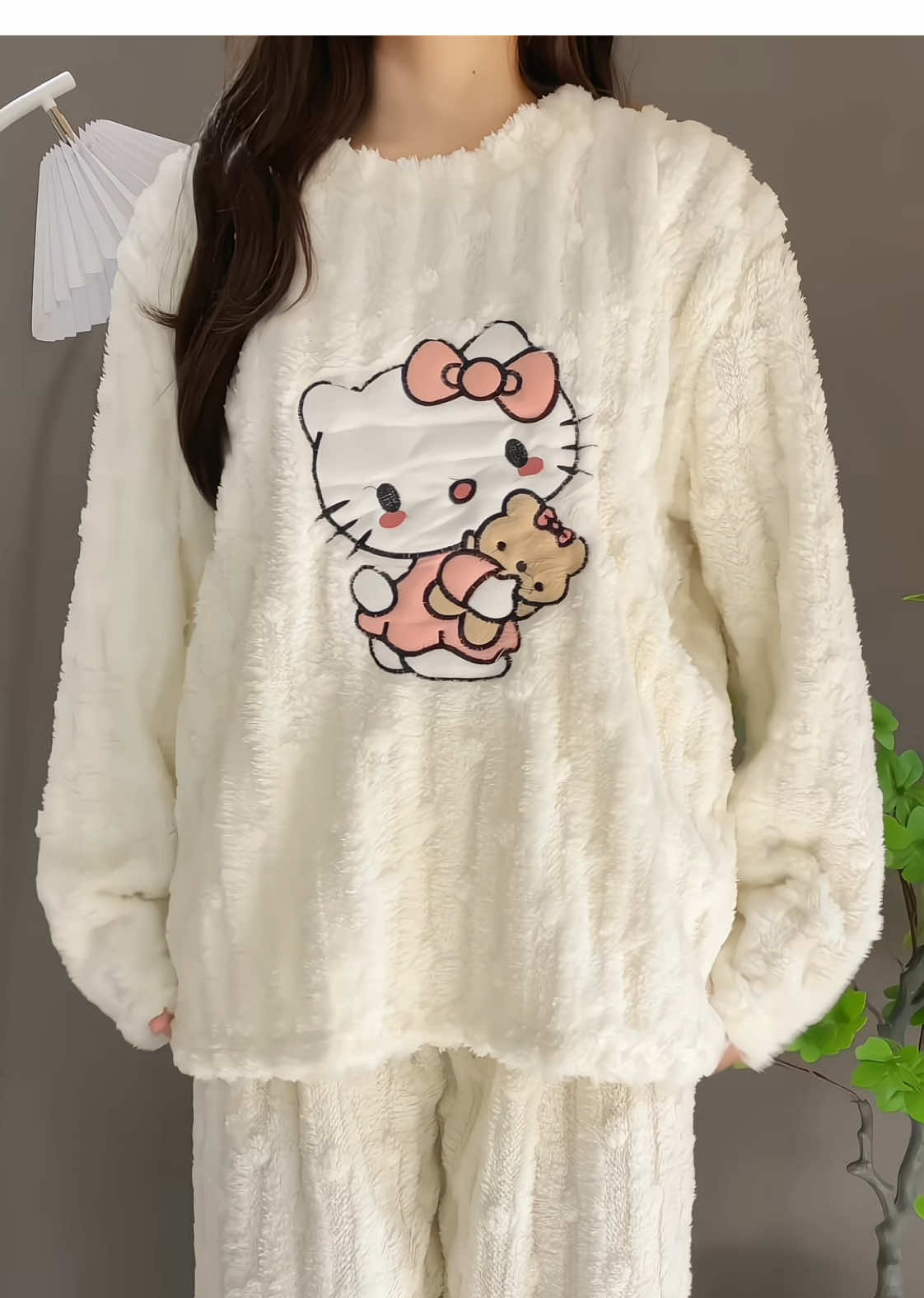 Ste bộ ngủ lông siu ấm #setbongu #bongunu #bongulong #setbohellokitty 