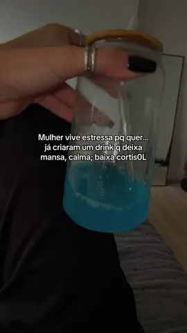 Só um drink pra ficar calma naturalmente #foryou 