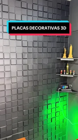Kit Placas Decorativas 3D em PVC. ___________ #placasdecorativas #placas3d #placaspvc #decoração 