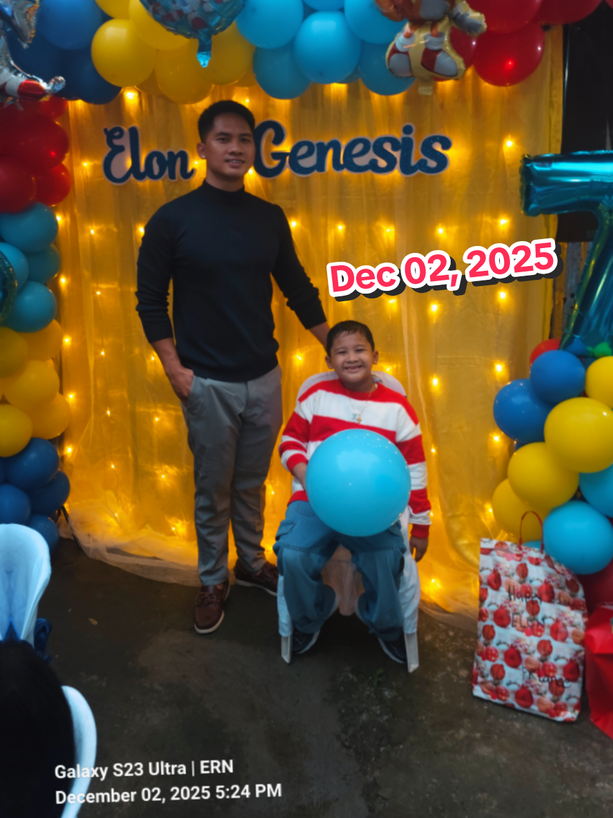 my kuya Elon's 7th Birthday !! Dec 02, 2025 😊🎂