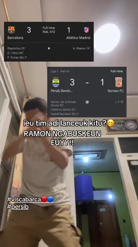 bungah pisan ningali ramon ngabuskeun tehh!!💙💙❤️ #viscabarca🔴🔵 #persib #viral #fyp #berandatiktok 