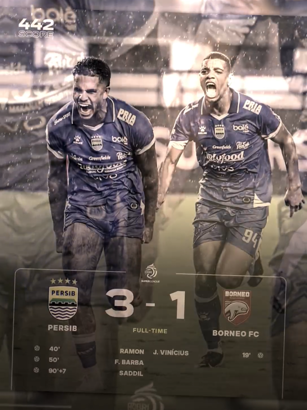 Selebrasi mu terlalu cepat viniciu, sampe lupa ramon tengyu sedang greget pegen cetak goal🥶🔥 Source : Indosiar.Sport #persibbandung #foryoupage #fyp #persibjuara #persibday 
