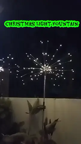 Ang ganda,may christmas light ka na,may fiteworks kapa #christmaslight  #christmaslightfountain 