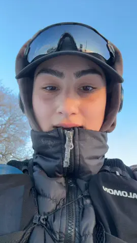 oh only running in 8° weather post snow #fyp #Running #michigan 