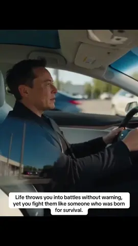 Life throws you into battles without warning, yet you fight them like someone who was born for survival.                              #ElonMusk #motivation #usa #viral #fyp