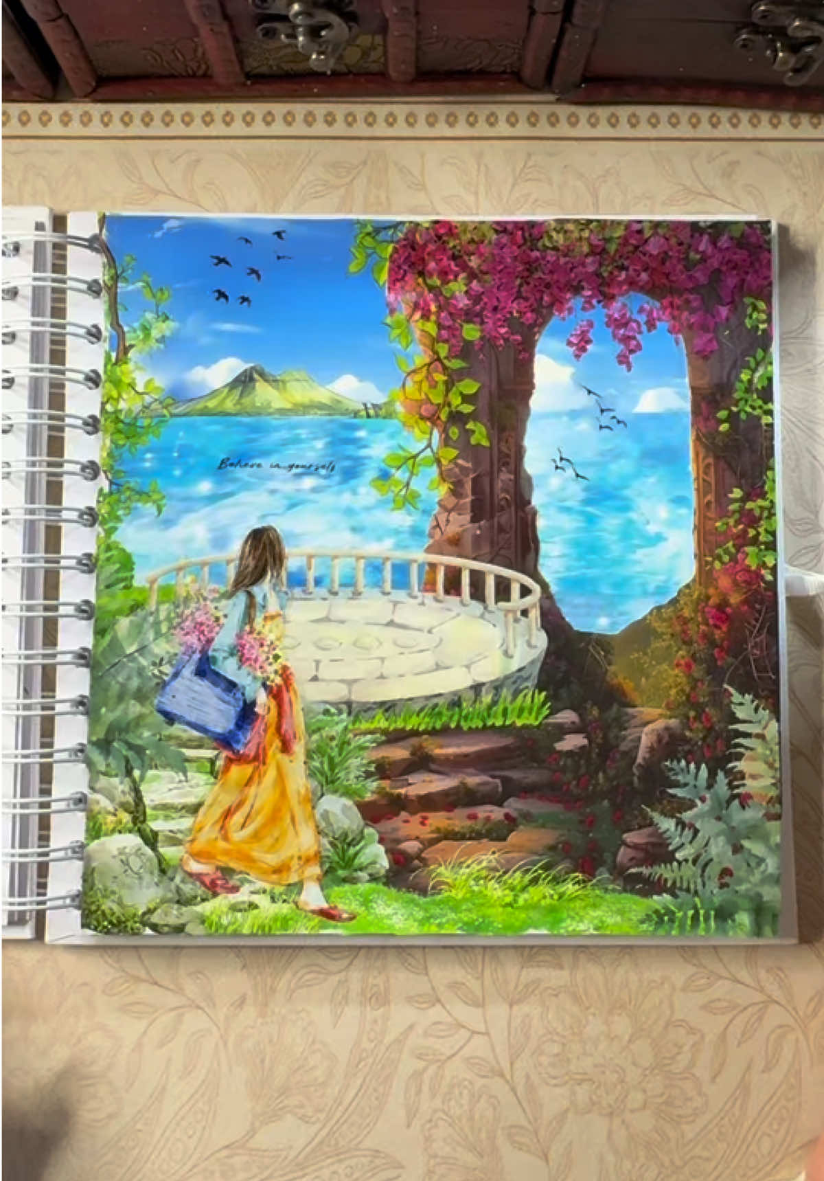 Summer🌞🌞🌞 All these beautiful supplies are from @Viktashop 🥰 The link is in my bio! #scrapbooking #journaling #journalingideas #asmr #scrapbookingideas 