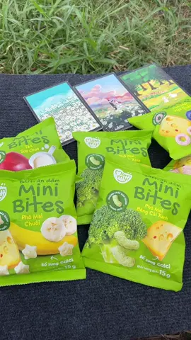 Bánh ăn dặm Mini Bites Mămmy đủ vị, bổ sung canxi hỗ trợ tập nhai cho bé từ 6 tháng gói 15g#mecuatina#banhandam#banhandamchobe#banhandamchobe6m 