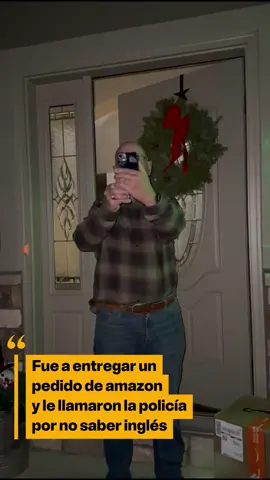 Un repartidor fue a realizar una entrega de Amazon esta madrugada y el propietario de la casa le esperó en la puerta, comenzó a cuestionarlo sobre por qué no hablaba Inglés y llamó a la policía 🤔 #Amazonflex #amazonflex #delivery 