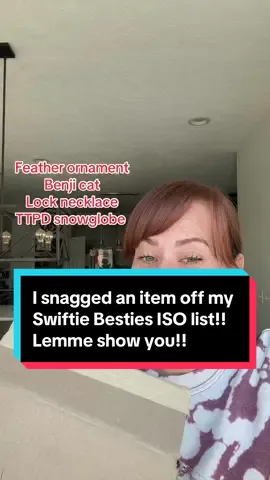I was able to snag a Taylor swift item off of my swiftie besties ISO list!! Let me show you before I ship it out to her!!! #taylorswift #taylorswiftnecklace #swifttok #taylorswiftunboxing  @Taylor Swift @Taylor Nation 
