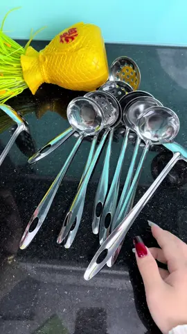 Combo 10 cái vá múc canh múc lẫu inox #emkieutaphoa #vamuccanh #vamuclau #vamuccanhinox #vainox 