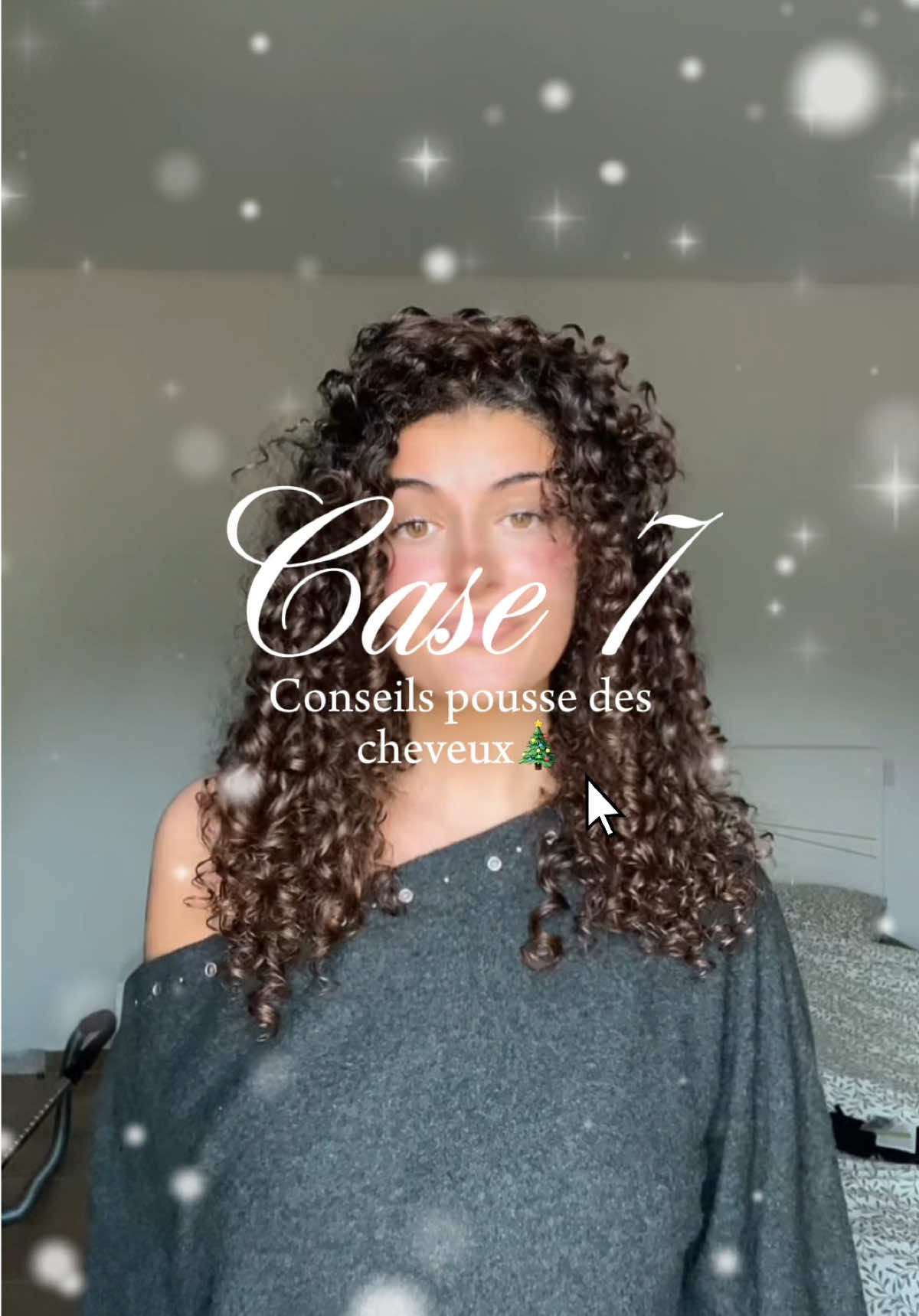 Conseils pousse des cheveux bouclés | Calendrier de l’avent Curls Expert ❄️💗 #curly #curlyhair #longhair 