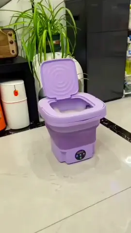 Fold, wash, save space! 🔄👕 Portable washing machine with powerful clean. Perfect for dorms, travel & small homes. #portablewasher #foldablewasher#miniwashingmachine #tiktokmademebuyit#fyp