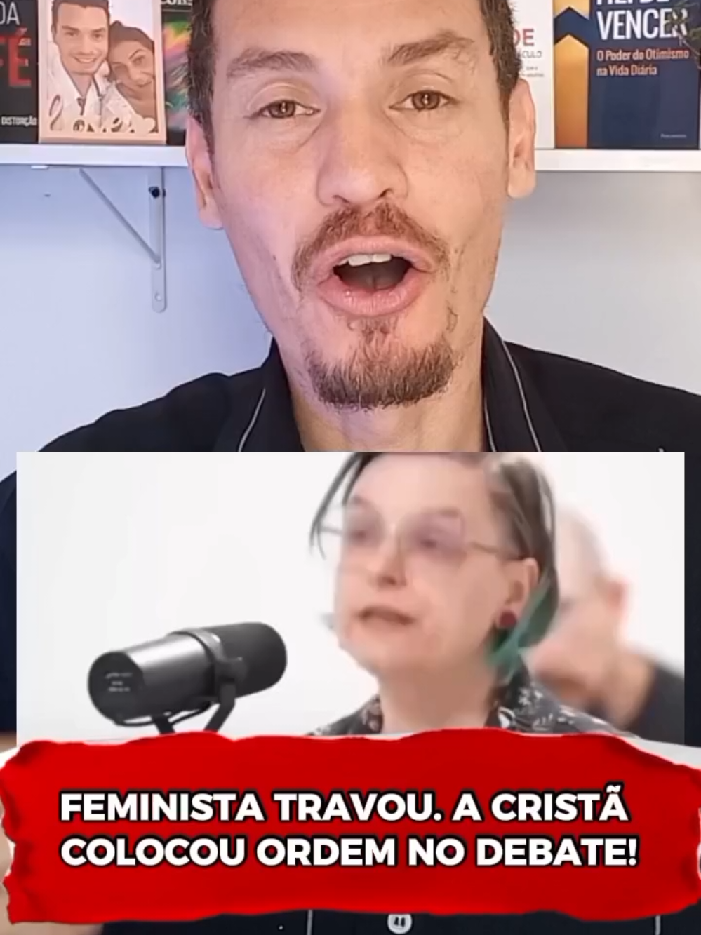 Feto não é vida? Cristã desmascara contradição feminista! 🔥 #cristaos #feminista #provida 