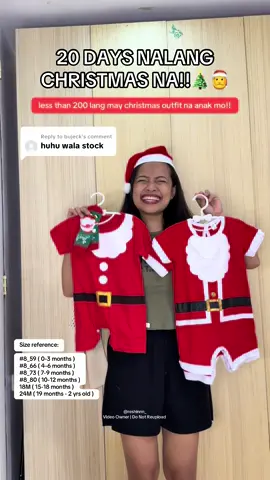 Replying to @bujeck magiging excited ka talaga kapag ganito magiging outfit ng anak mo😍 #christmasoutfitforkids #christmasoutfitforbaby #santaclausoutfitforbaby 