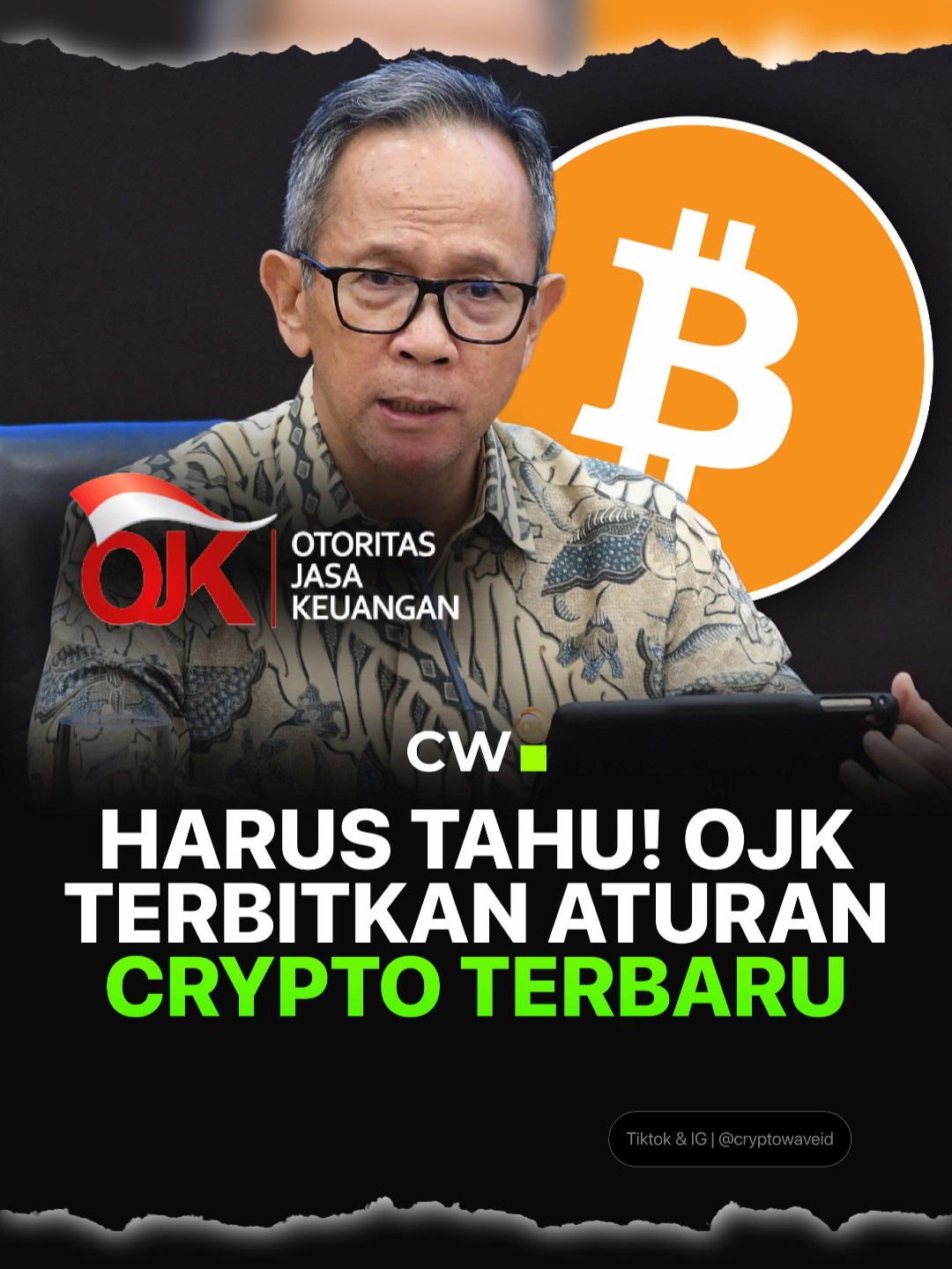 Otoritas Jasa Keuangan (OJK) resmi menerbitkan Peraturan OJK (POJK) Nomor 23 Tahun 2025 sebagai perubahan atas POJK 27 Tahun 2024 terkait penyelenggaraan Aset Keuangan Digital (AKD). Regulasi baru ini menjadi landasan penting dalam memperkuat tata kelola, perlindungan konsumen, dan kepastian hukum bagi seluruh pelaku industri aset kripto di Indonesia. Melalui aturan tersebut, OJK menegaskan bahwa penyelenggara perdagangan aset kripto wajib memenuhi standar tinggi terkait keamanan, transparansi, dan integritas operasional. Mulai dari kewajiban verifikasi identitas pengguna (KYC), pengelolaan dana klien yang terpisah dan aman, audit berkala, hingga kewajiban pelaporan yang lebih ketat kepada regulator. POJK 23/2025 juga memperjelas bahwa seluruh aktivitas perdagangan aset digital hanya dapat dilakukan melalui bursa dan penyelenggara berizin OJK, sehingga memberikan kepastian hukum bagi investor ritel maupun institusi. Aturan ini sekaligus membuka ruang lebih besar bagi investasi institusional, selama platform memenuhi syarat regulatif yang ditetapkan. Dengan kerangka terbaru ini, OJK ingin memastikan bahwa inovasi aset digital dapat berkembang tanpa mengorbankan stabilitas sistem keuangan atau keamanan konsumen. Regulator juga menekankan bahwa aset kripto dikategorikan sebagai komoditas digital yang tunduk pada tata kelola perdagangan yang transparan dan terawasi. Penerbitan regulasi ini menjadi langkah signifikan dalam perjalanan Indonesia membangun ekosistem kripto yang aman, legal, dan kompetitif secara global. #cryptowave #cryptowaveid #gabrielrey #bitcoin #crypto #fyp