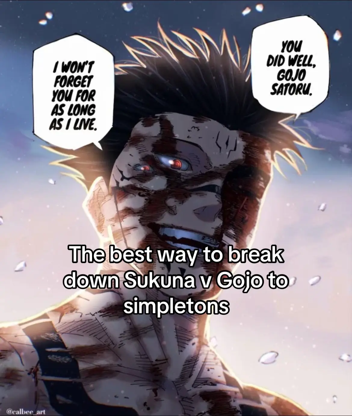 It’s not a picture book, read the content. #jjk #manga #gojo #sukuna #fyp 