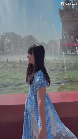 ให้ลาวฮีลใจ❤️🇱🇦#ประตูชัยเวียงจันทร์ #ลาว #ขึ้นฟีดเถอะ 