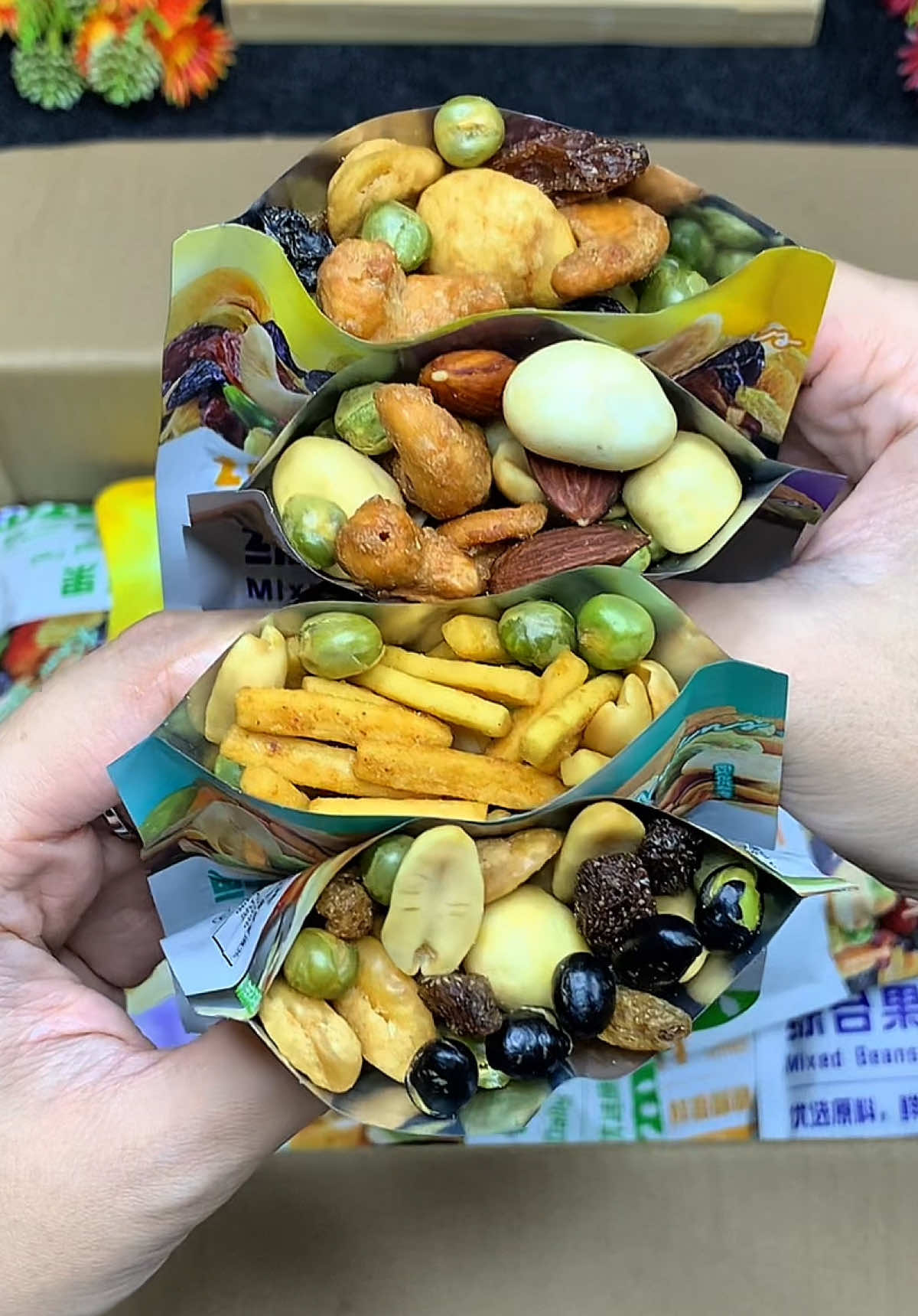 Trả lời @Phượng _( Mẹ Bon) ăn thử lần đầu cứ đặt 16 gói nhận về thấy ngon hợp vị thì lần sau lại săn nhiều hơn nha mấy c ơiii  #hatmix #hatmixdinhduong #anvat #hatmixvi #hatdinhduong 