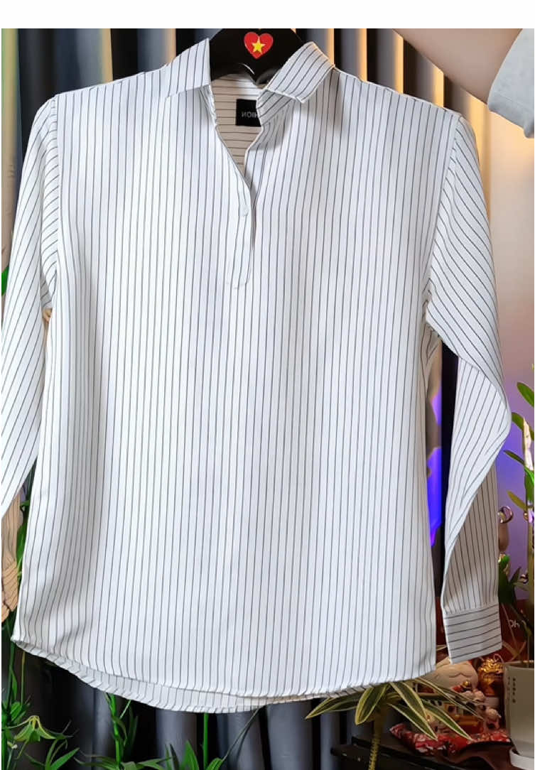 ( Deal Mở Bán ) Áo Sơ Mi Nam Cổ V #aosominam #aosomicov #reviewthoitrang #xuhuongtiktok 