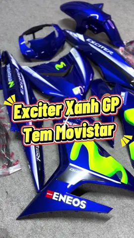 Dàn áo Xanh GP về được vài bộ ! Ae tranh thủ lên đơn nhe. Để cháy hàng nữa đó . #xltracingshop #danaoyamahachinhhang #danaoexciter #danaoexciter150 #truongtamphong 