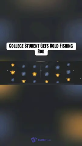 College Student Gets Gold Fishing Rod