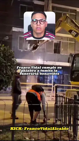 Franco Vidal cumple su palabra con la Funeraria Benavides #francovidalalcalde #funerariabenavides #oscarbenavides #peru #noticiasperu