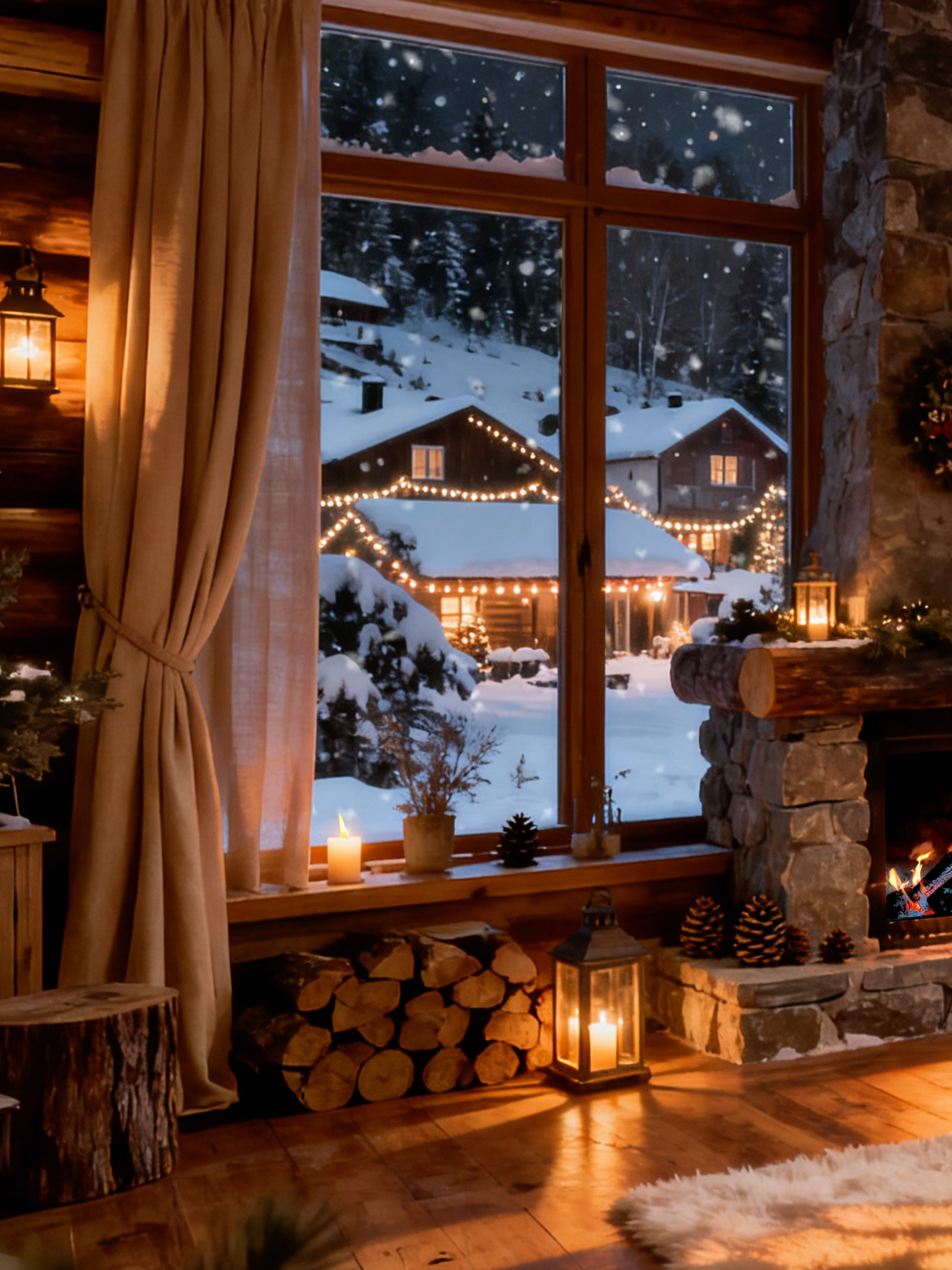 #snow #relaxing #cozycabin #foryou #christmas