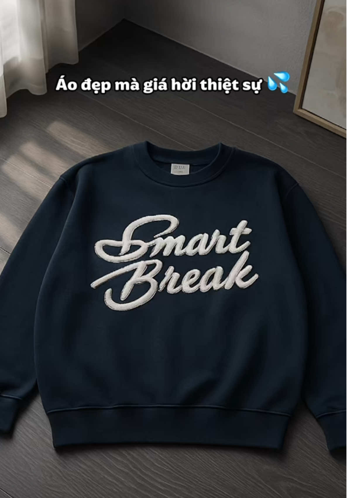 Áo sweater thêu chữ #xuhuong #outfit #sweater 