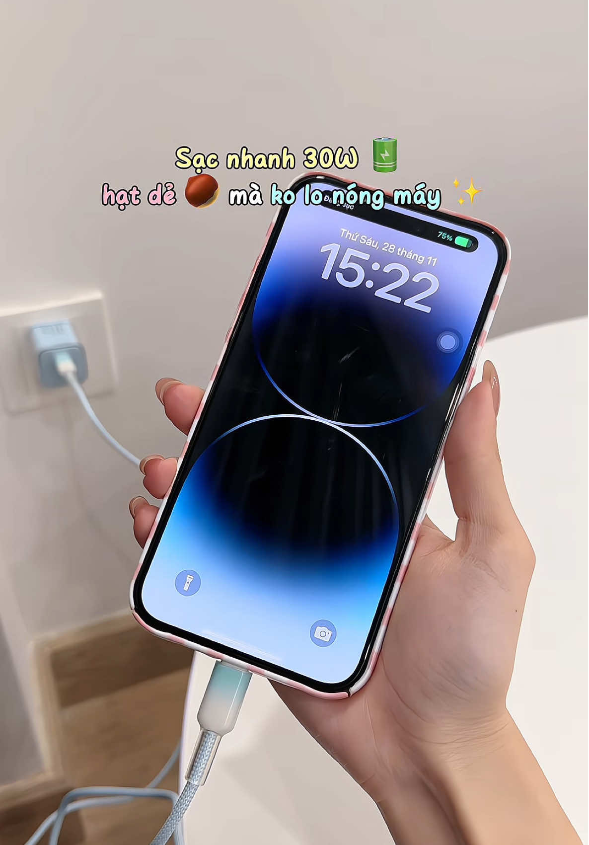 Bộ sạc nhanh 30W dành cho iP #bosacnhanh #sacnhanh30w #phukiendienthoai #sacdienthoai #minnriviu 