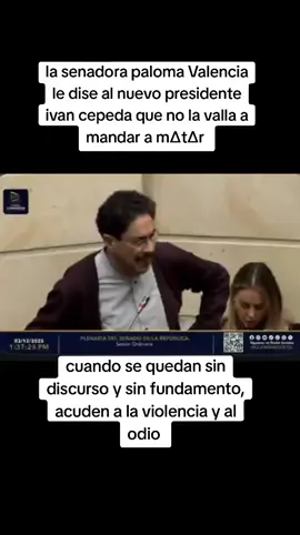 lo que pasa en el senado de la república de Colombia #ivancepeda #palomavalencia #alvarouribe #gustavopetro #abelardodelaespriella 