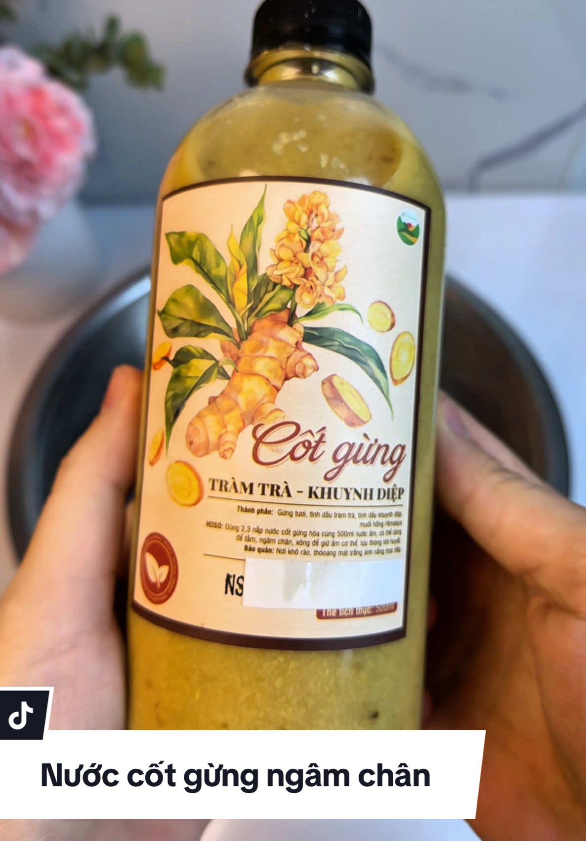 Ai mà hay ra mồ hôi chân, có mùi thì thử ngâm chân với nước cốt gừng đi, hiệu quả lắm đó ạ #nuoccotgungtramkhuynhdiep #nuoccotgung