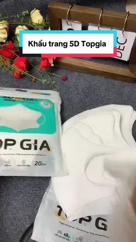 Khẩu trang 5D Topgia, khẩu trang 3 lớp dày dặn có lớp kháng khuẩn #xuhuong #khautrang #khautrang5d #khautrangtopgia #topgia 