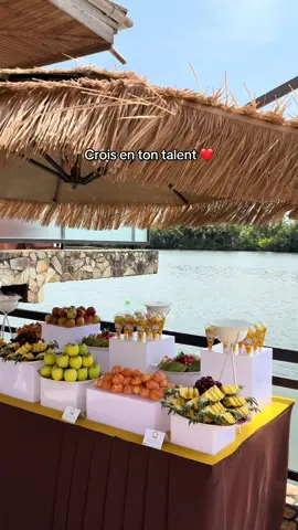 Merci beaucoup à  Totalénergies pour la confiance.   Nos bars à fruits sont idéals pour les entreprises , pour des cocktails debouts , pour des mariages , anniversaires. Tout , n’hésitez pas à nous contacter pour vos devis . Nous nous déplaçons à l’intérieur du pays également pour vos événements.  #teambulding #fypシ゚viral #debloquemesvue🥲🙏🏽 #buffet #entreprise 