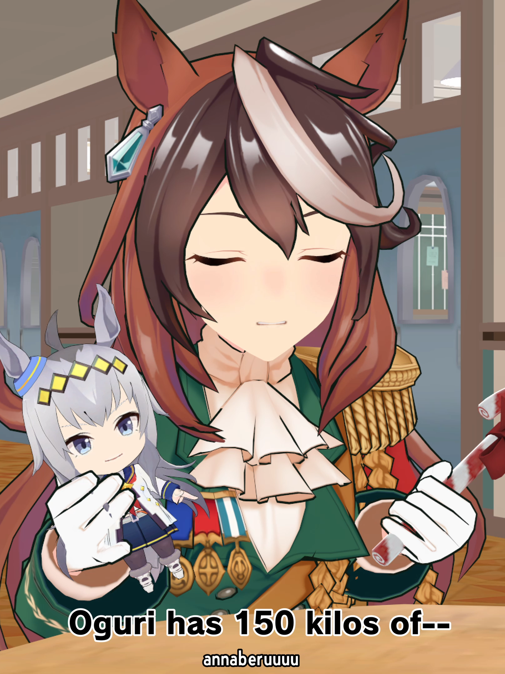 rudolf's Iimmaculate fatherhood comedy#sfm #umamusumeprettyderby #umamusume #symbolirudolf #nicenature #dadjokes #cheetos